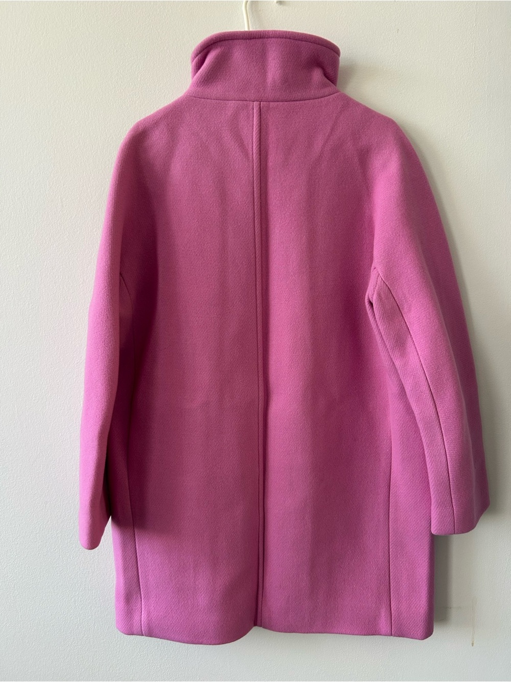 J. Crew Villa Coat Italian Stadium Pink Stand-Collar Wool-Blend 2021 - Picture 3 of 9